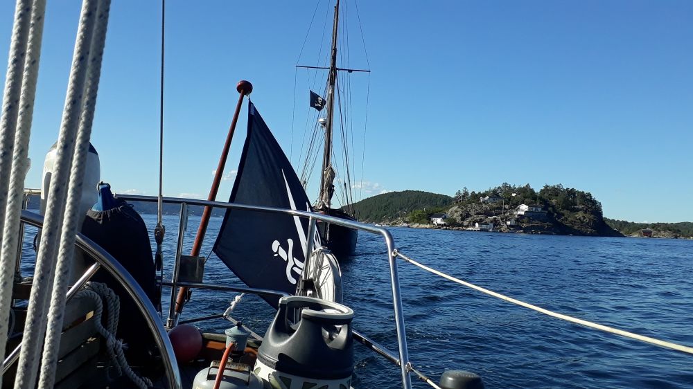 Ariadne fra loggføringen Piratene kommer
